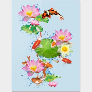 Koi Fish Posters and Art